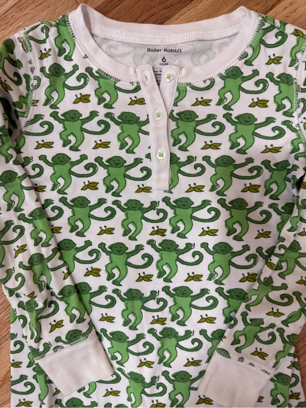 Roller rabbit kids monkey pajamas